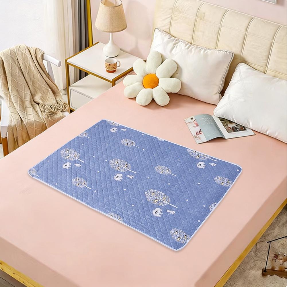 Waterproof Mattress Protector Breathable - แผ่นรองกันน้ำซักได้ ขนาด 50x70 ซม. สำหรับเด็กทารกและเด็กเล็ก ลายการ์ตูนน่ารัก