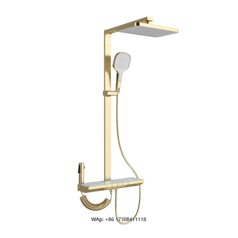 High Pressure Shower Head Handheld - ฝักบัวสายอ่อนแบบมีตัวกรอง แรงดันสูง ประหยัดน้ำ ติดผนัง เหมาะสำหรับห้องน้ำอพาร์ทเมนท์สมัยใหม่