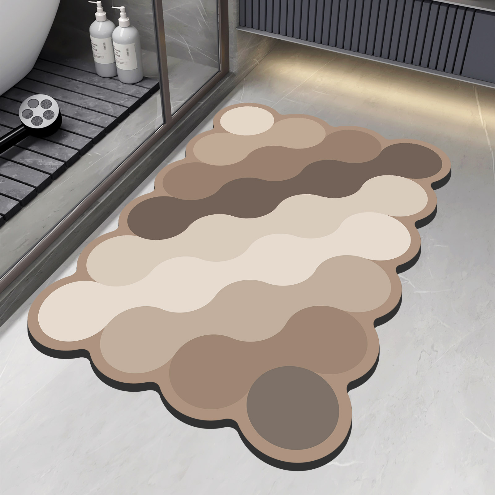 Quick Dry Diatomite Bath Mat - Luxury Diatomite ห้องน้ํา Bath MAT ดูดซับเสื่อเท้าลื่น