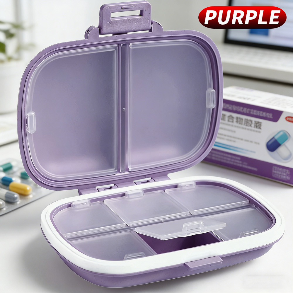 กล่องเก็บยาแบบพกพา กล่องใส่ยาป - Storage & Organization บทวิจารณ์และราคา