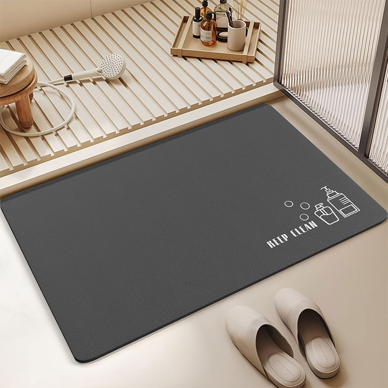 แผ่นรองอาบน้ำไดอะตอมไมต์ ดูดซั - Quick Dry Diatomite Bath Mat บทวิจารณ์และราคา