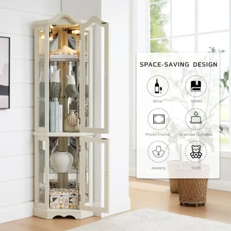 ตู้โชว์มุมสำหรับบาร์และเก็บเคร - Storage & Organization บทวิจารณ์และราคา
