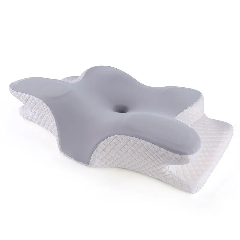หมอนเมมโมรี่โฟมรูปทรงผีเสื้อ ช - Memory Foam Orthopedic Pillow Neck Pain บทวิจารณ์และราคา