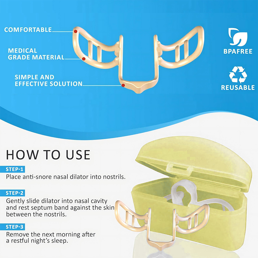Snore Stopper Dilator จมูกสําห - Anti Snore Contour Pillow บทวิจารณ์และราคา