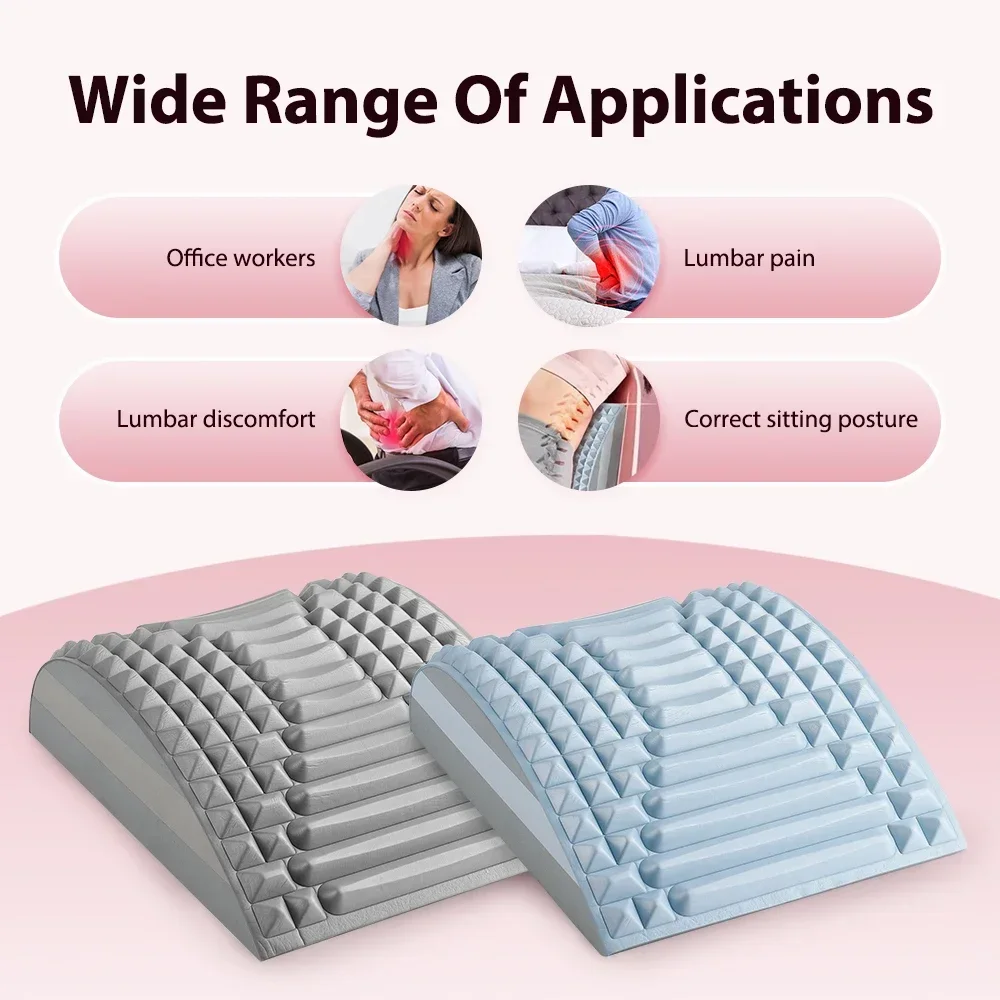 Anti-Skid Orthopedic Lumbar Su - Memory Foam Orthopedic Pillow Neck Pain บทวิจารณ์และราคา