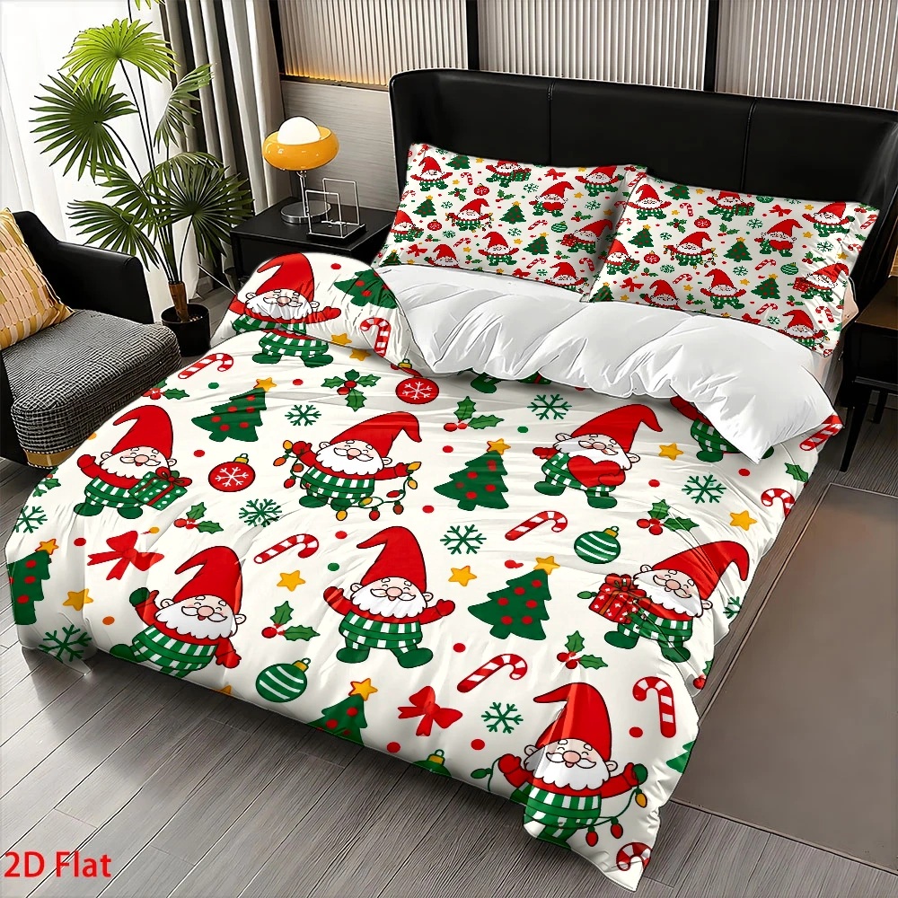 ชุดผ้าปูที่นอนลายต้นคริสต์มาสแ - Duvet Cover Sets With Zipper บทวิจารณ์และราคา