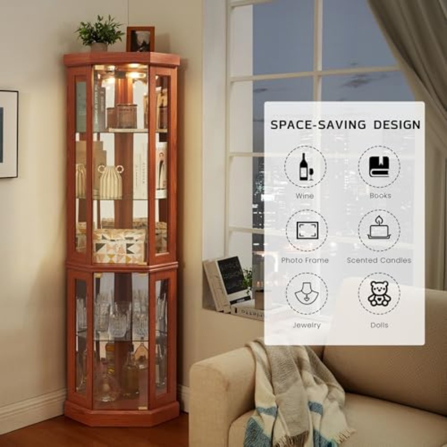 ตู้โชว์มุมสำหรับเก็บเครื่องดื่ - Storage & Organization บทวิจารณ์และราคา