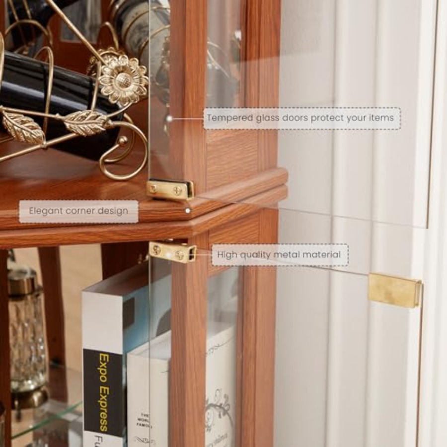 ตู้โชว์มุมสำหรับเก็บเครื่องดื่ - Storage & Organization บทวิจารณ์และราคา