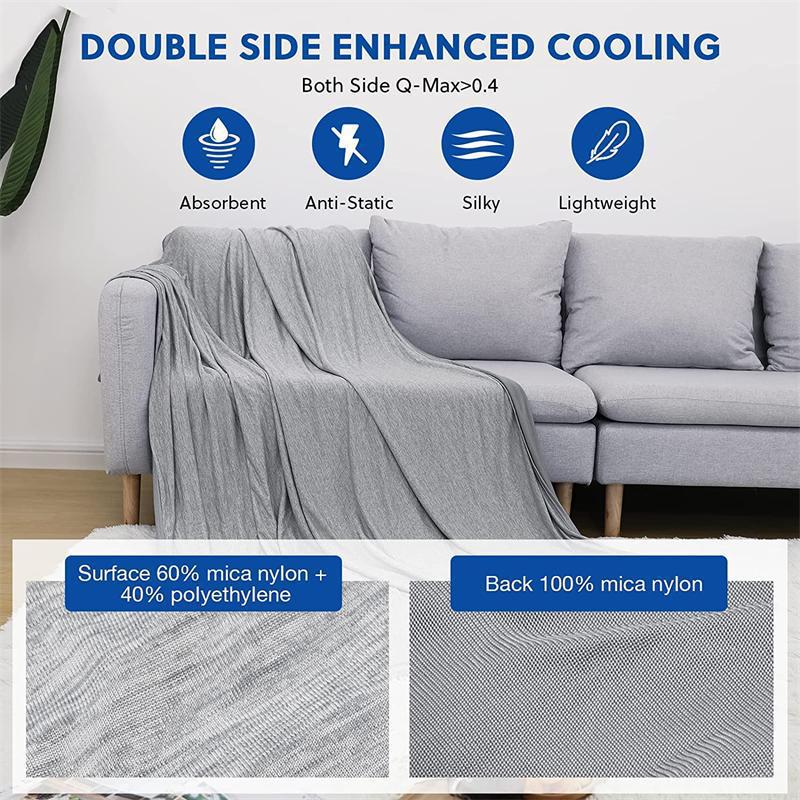 ผ้าห่มฤดูร้อนเย็นสบายสำหรับผู้ - Cooling Blanket Hot Sleepers บทวิจารณ์และราคา