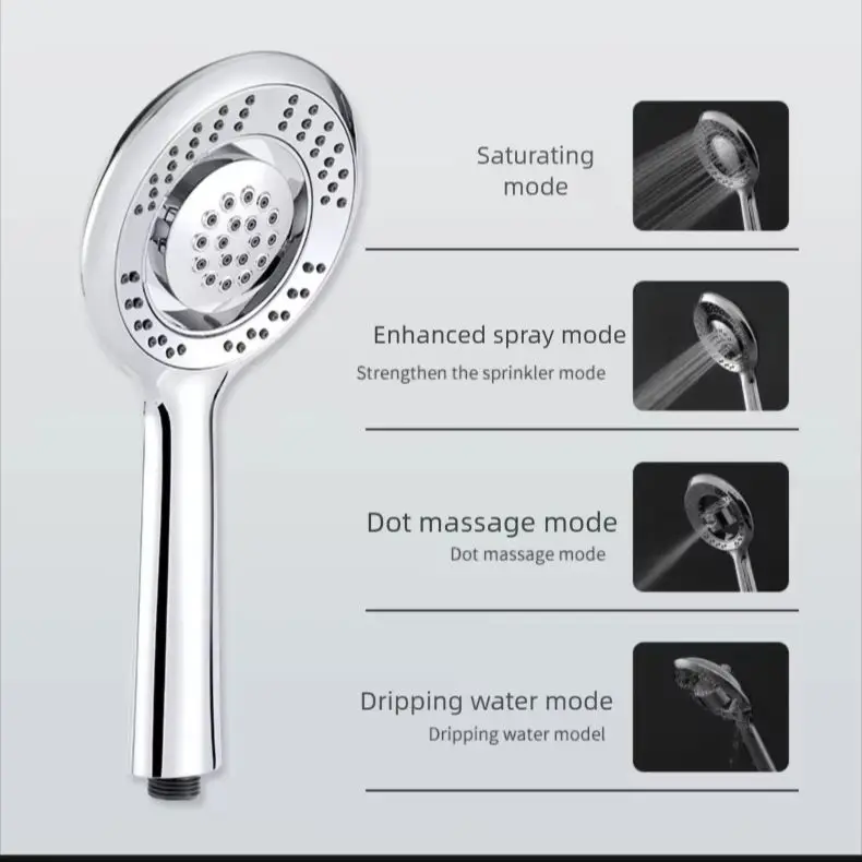หัวฝักบัวแรงดันสูงแบบมือถือ ป้ - High Pressure Shower Head Handheld บทวิจารณ์และราคา