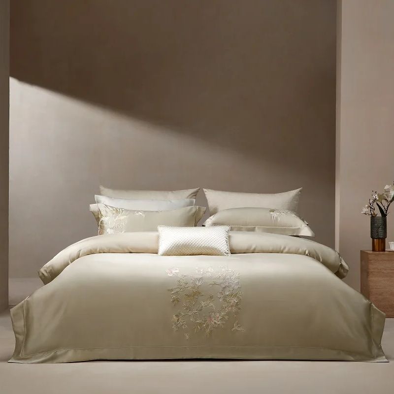 ชุดเครื่องนอนหรูหรา ผ้าปูที่นอ - Aesthetic Floral Duvet Cover บทวิจารณ์และราคา