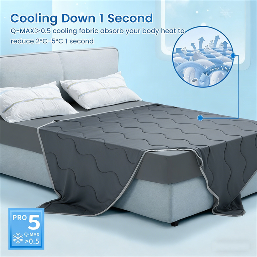 ผ้าห่มเย็นนุ่ม ขนาดใหญ่ ดูดซับ - Cooling Blanket Hot Sleepers บทวิจารณ์และราคา