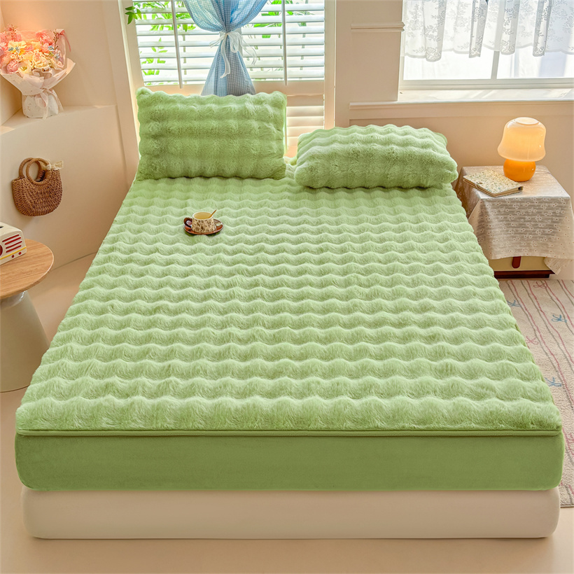 ชุดผ้าปูที่นอนกันเปื้อน ผ้ากำม - Fitted Bed Sheets Deep Pocket บทวิจารณ์และราคา